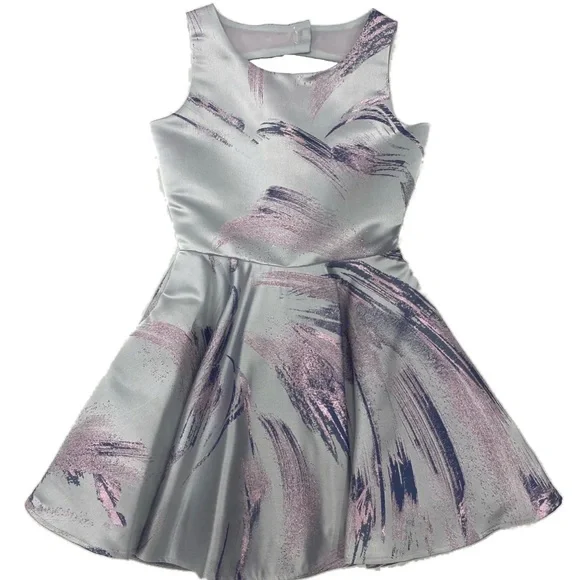 By Debra Dresses | By Debra Girls Silver/Purple/Pink Sleeveless Fit And Flare Dress-Nwt | Color: Purple/Silver | Size: Juniors Size 1 | Tda178's By Debra Dresses | By Debra Girls Silver/Purple/Pink Sleeveless Fit And Flare Dress-Nwt | Color: Purple/Silver | Size: Juniors Size 1 | Tda178's